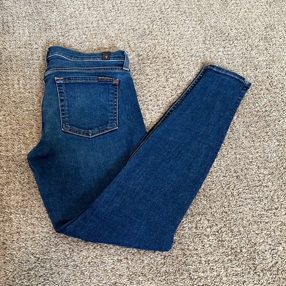 7 for All Mankind Ankle Skinny Jean - Picture 2 of 3